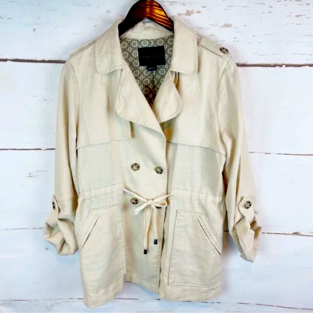 Anthropologie Linen Jacket